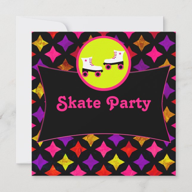 Skate Party Invitation (Front)