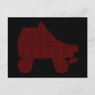 skate party invitations : type stacks