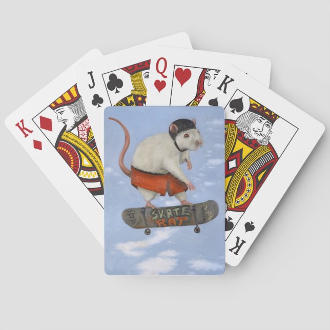 Skate Rat Playing Cards (Back)