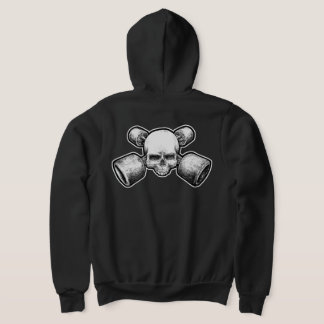 SKATE ROCK OG-StyleSkateboard Skull X truX ZIPPER  Hoodie