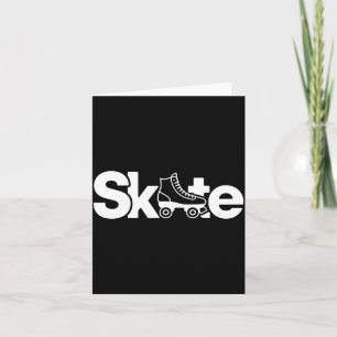 Skate Roller Skate Roller Skating Roller Skater  Card