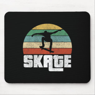 Skate Skateboard Retro Skating Skateboarder 1  Mouse Pad