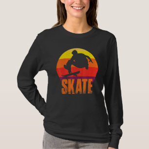 Skate Skateboarding Retro Sport  Skateboarder Vint T-Shirt