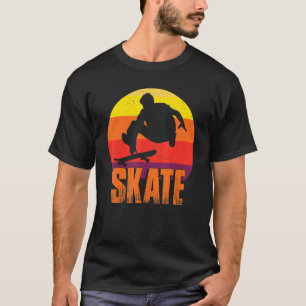 Skate Skateboarding Retro Sport  Skateboarder Vint T-Shirt
