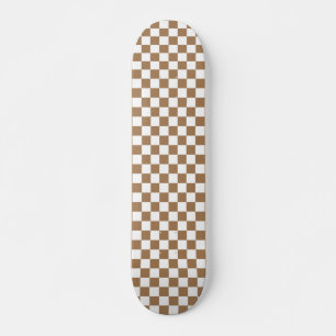 Skate-skateboards Chequered Pattern-black and whit Skateboard