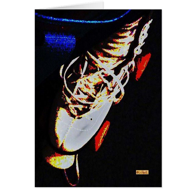 Skate With Orange Wheels (Front)