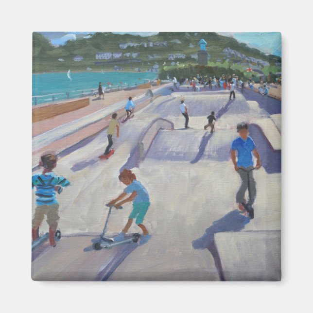 Skateboaders Teignmouth 2012 Magnet (Front)