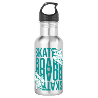 skateboard 532 ml water bottle
