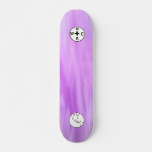 Skateboard, 7¾" Deck Purple Skateboard