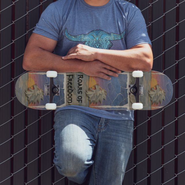 Skateboard 8.5" – Sunset Lion (Outdoor 3)