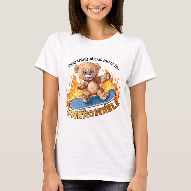 Skateboard Bear of Mystery T-Shirt (Front)