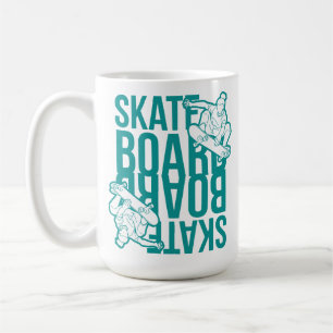 skateboard coffee mug