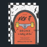 Skateboard Come Kick It Urban Sport Birthday Party Invitation<br><div class="desc">Skateboard Come Kick It Urban Sport Birthday Party Invitation
All designs are © PIXEL PERFECTION PARTY LTD</div>