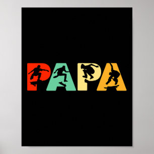 Skateboard Dad Shirt Poster