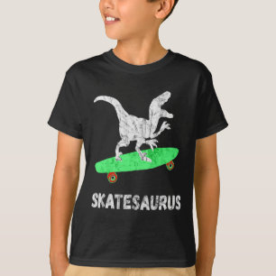 Skateboard Dinosaur Skateboarding T-rex Funny Skat T-Shirt