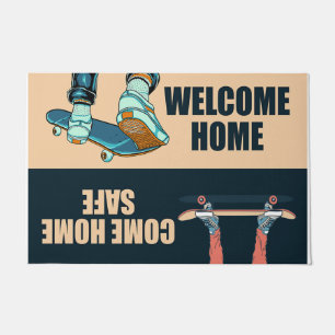 Skateboard doormat, Skate welcome rug