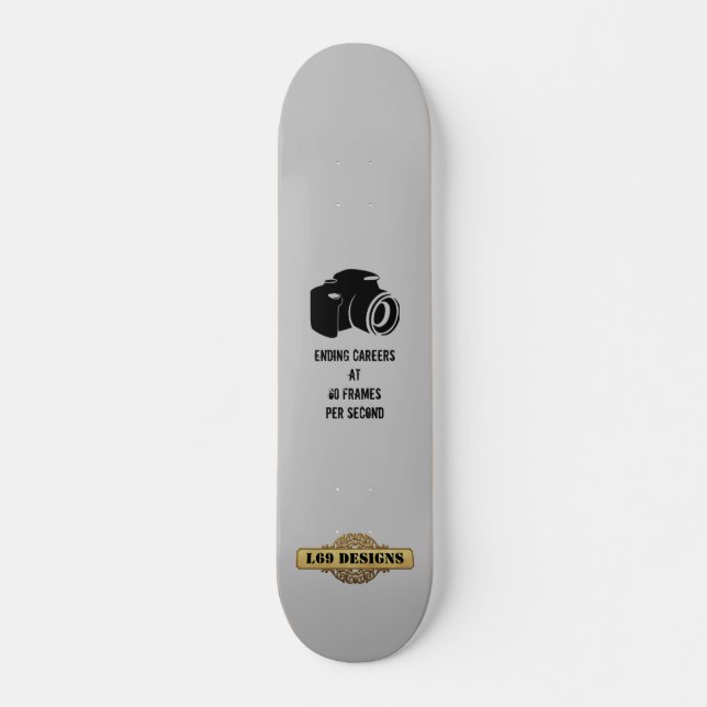 skateboard "ending careers 60 frames per second" (Front)
