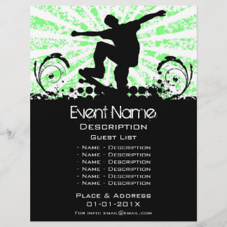 Skateboard Event Promotion Flyer