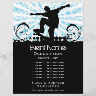 Skateboard Event Promotion Flyer