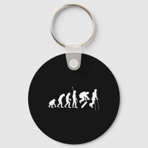 Skateboard Evolution Skateboarding Stunts Tricks C Key Ring