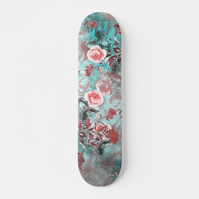 Skateboard flowers #skateboard #flowers (Front)