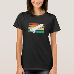 Skateboard  For Women Men Retro Vintage Graphic Co T-Shirt
