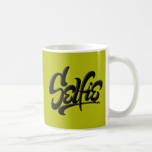 Skateboard Graffiti Selfie Street Art Lettering Coffee Mug