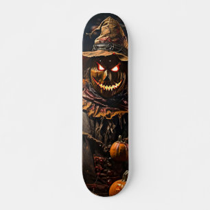 Skateboard Horrorous ghost pumpkin