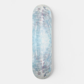 Skateboard Illustration with Shadow People.