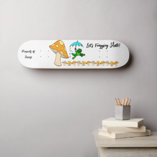Skateboard Let's Frogging Skate Mushroom