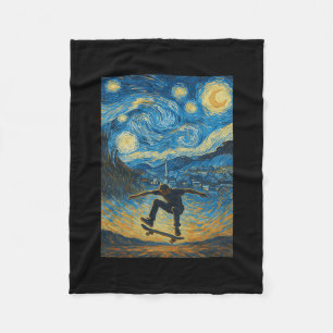 Skateboard Men Skater Skateboarding Teens Boys Gir Fleece Blanket