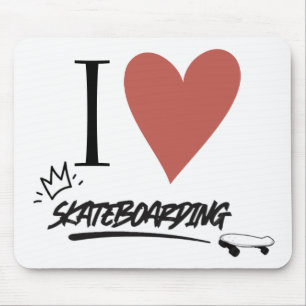 Skateboard Modern I love skateboarding Case-Ma Mouse Pad