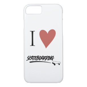 Skateboard Modern I love skateboarding Case-Mate iPhone Case