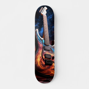 Skateboard Musical electric guitar
