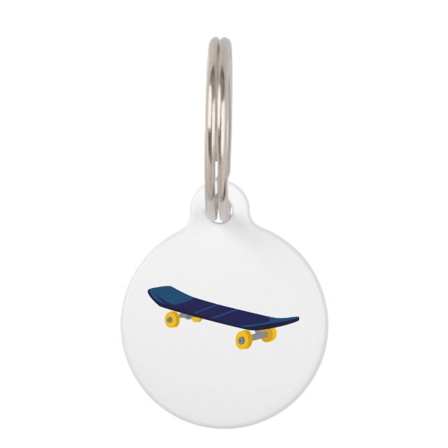 Skateboard Pet Tag (Front)