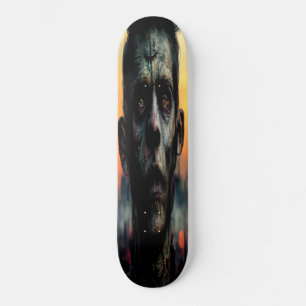 Skateboard Portrait of a Zombie