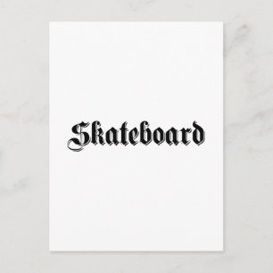 Skateboard Postcard