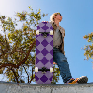 Skateboard Purple Diamonds HAMbWG