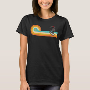 Skateboard racoon stunts skate hall skater roller T-Shirt