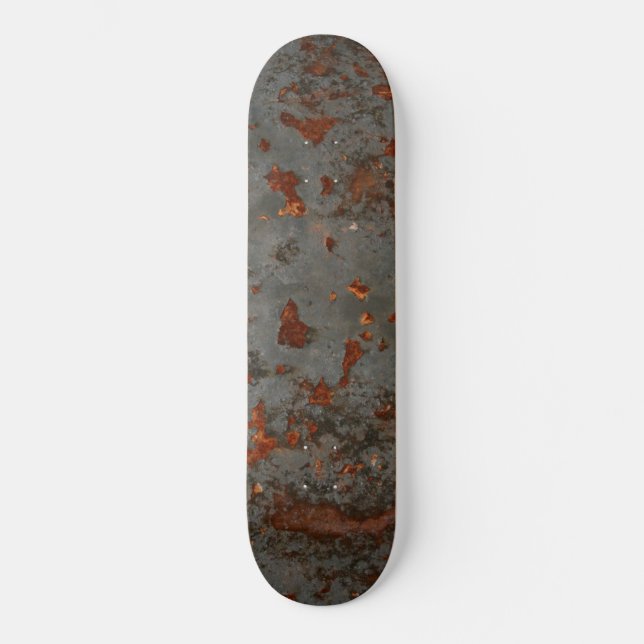 Skateboard - Rusty Metal Design (Front)