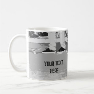 skateboard skate park graffiti gift cup