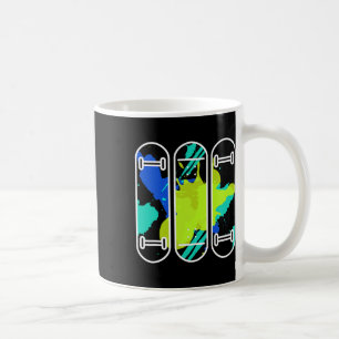 Skateboard Skate Skateboarding 90s Aesthetic Paint Coffee Mug