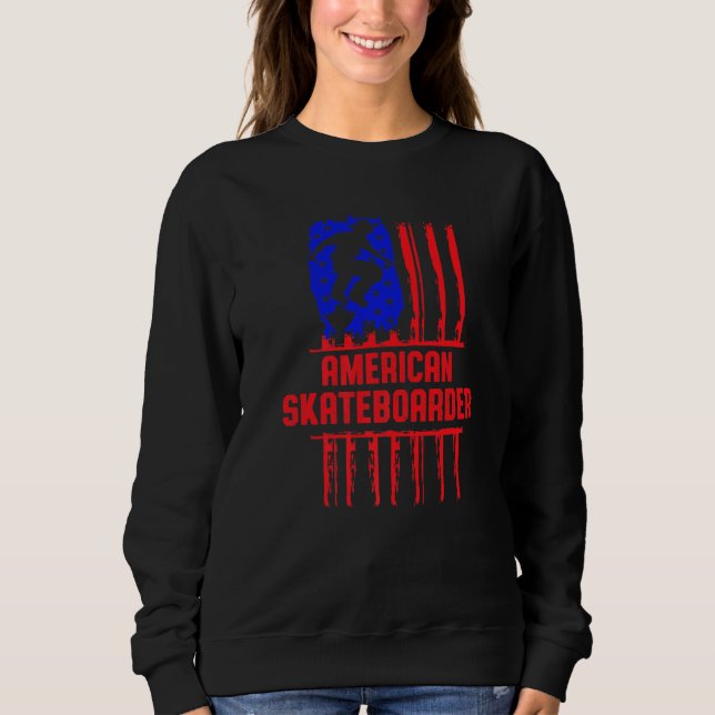Skateboard Skateboarder Skateboarding  12 Sweatshirt (Front)