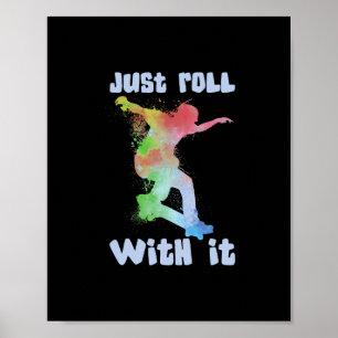 Skateboard Skateboarder - Skateboarding Skater  Poster