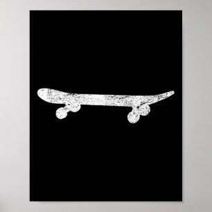 Skateboard Skateboarding Skateboarder Vintage Gift Poster