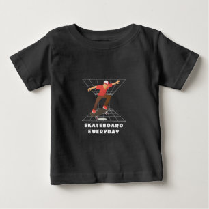 Skateboard Skateboarding Vintage Skater     Baby T-Shirt
