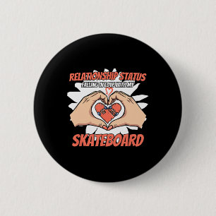 Skateboard Skating Skateboarding Skater Complicate 6 Cm Round Badge