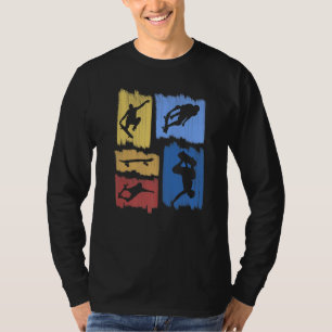 Skateboard Stunts Variation Skater T-Shirt