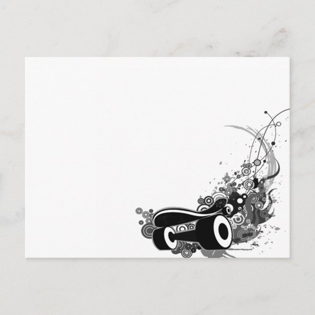 Skateboard Swag Postcard (Front)