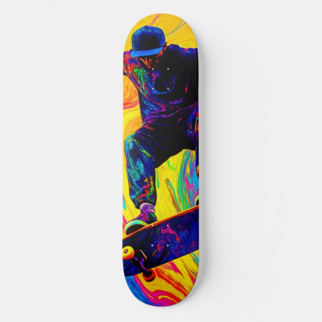 Skateboard Through Colours (Front)